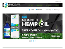 Tablet Screenshot of firstfitness.com