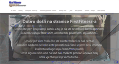 Desktop Screenshot of firstfitness.hr
